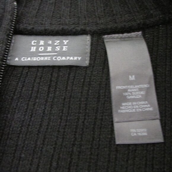 Crazy Horse Men's Suede/Knit Jacket Size Medium - Picture 2 of 5